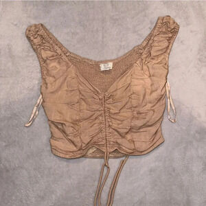 Japna Tan Synch Adjustable Crop Top